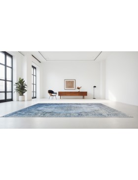 Azul Persia Alfombra vintage  480 x 371 cm