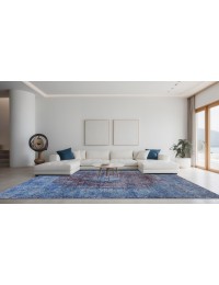 Blau Persien Vintage Teppich  470 x 342 cm