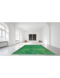 Grün Persien Vintage Perserteppich  280 x 205 cm