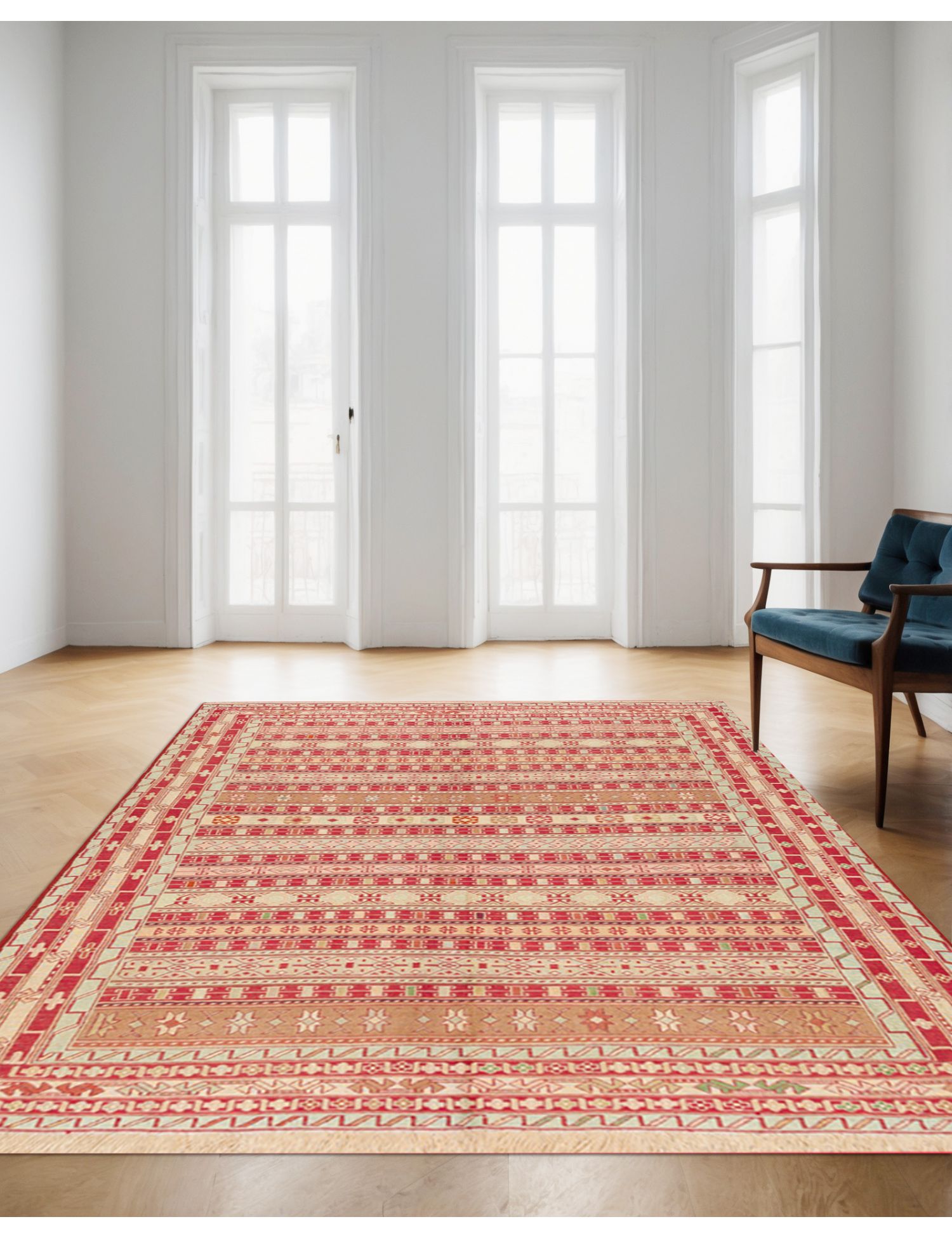 PERSIAN SILK KILIM   137 x 105 cm