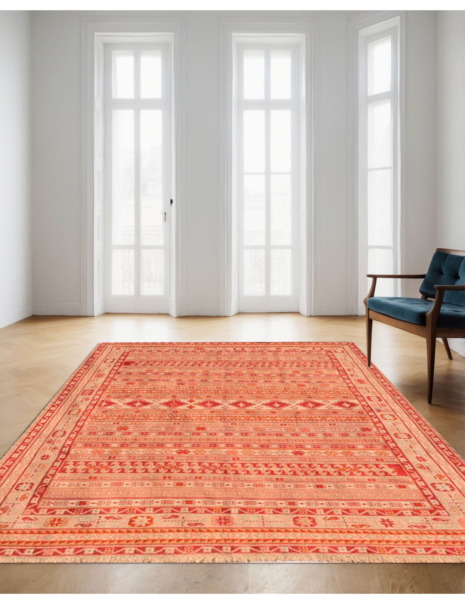 PERSIAN SILK KILIMS   196 x 124 cm