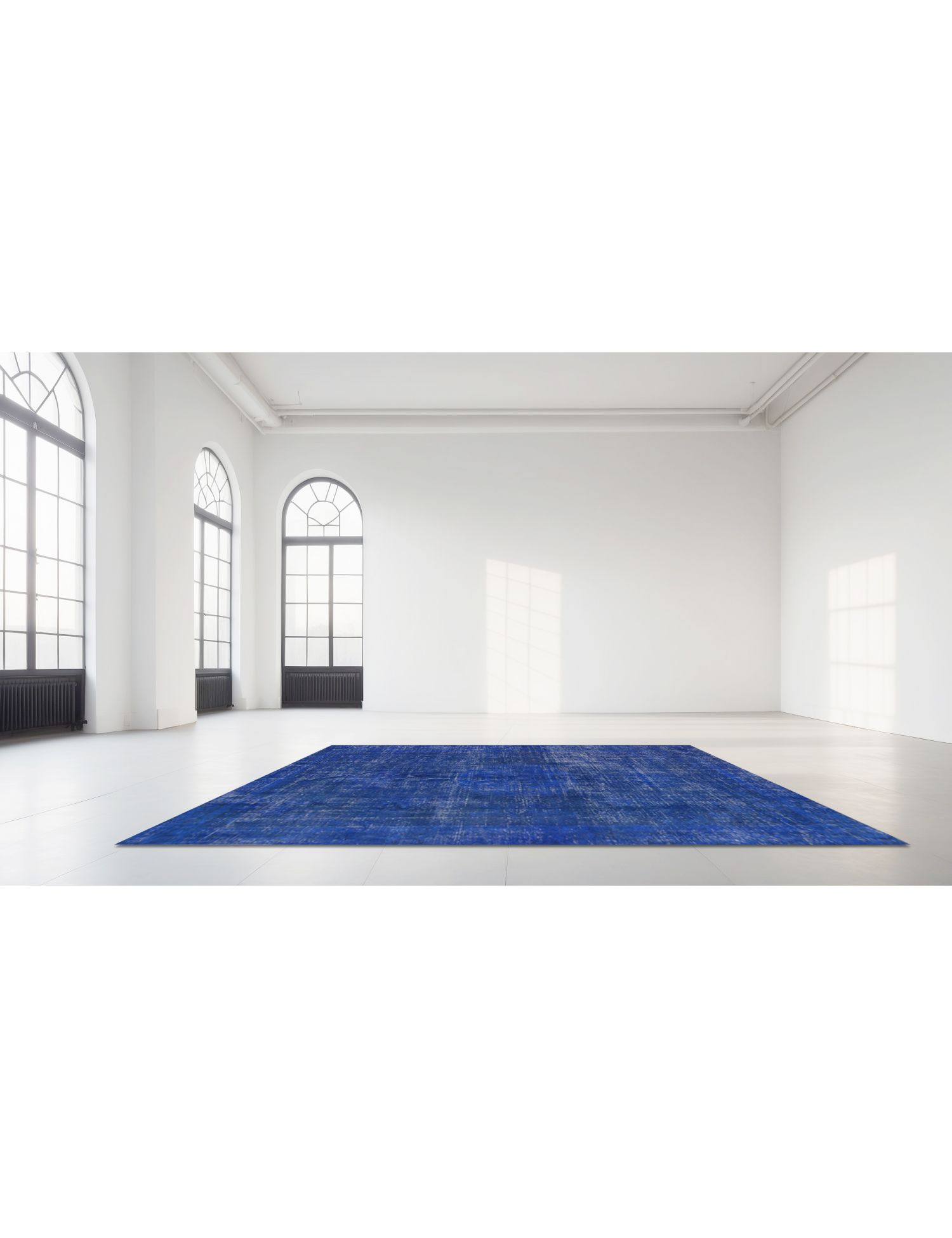 Vintage Teppich  blau  295 x 192 cm