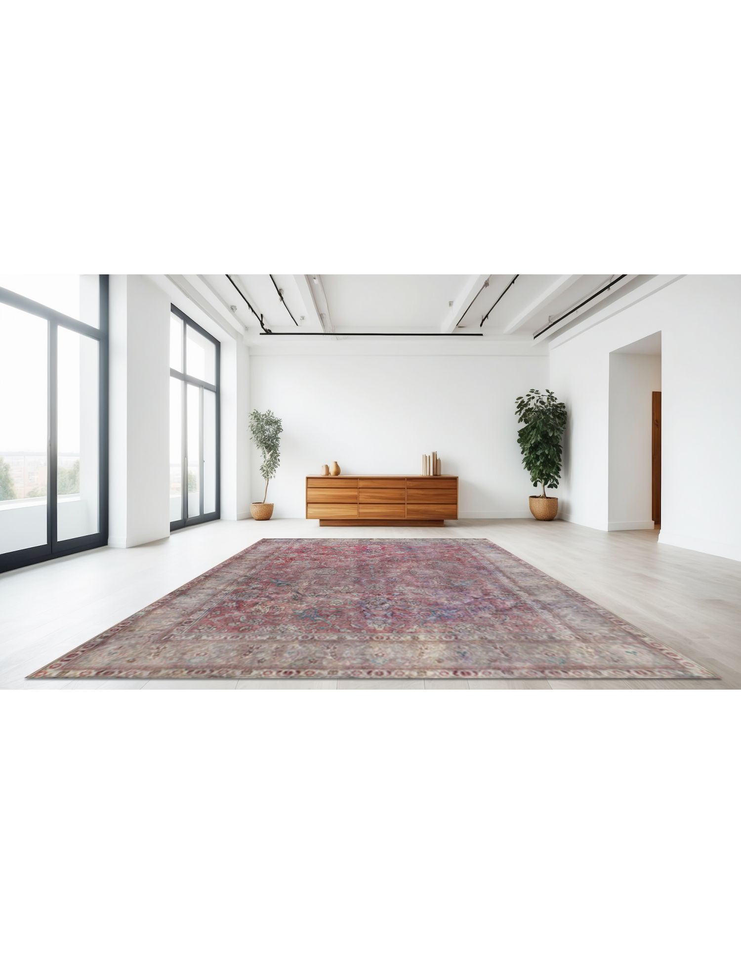 Vintage Tapijt   346 x 290 cm