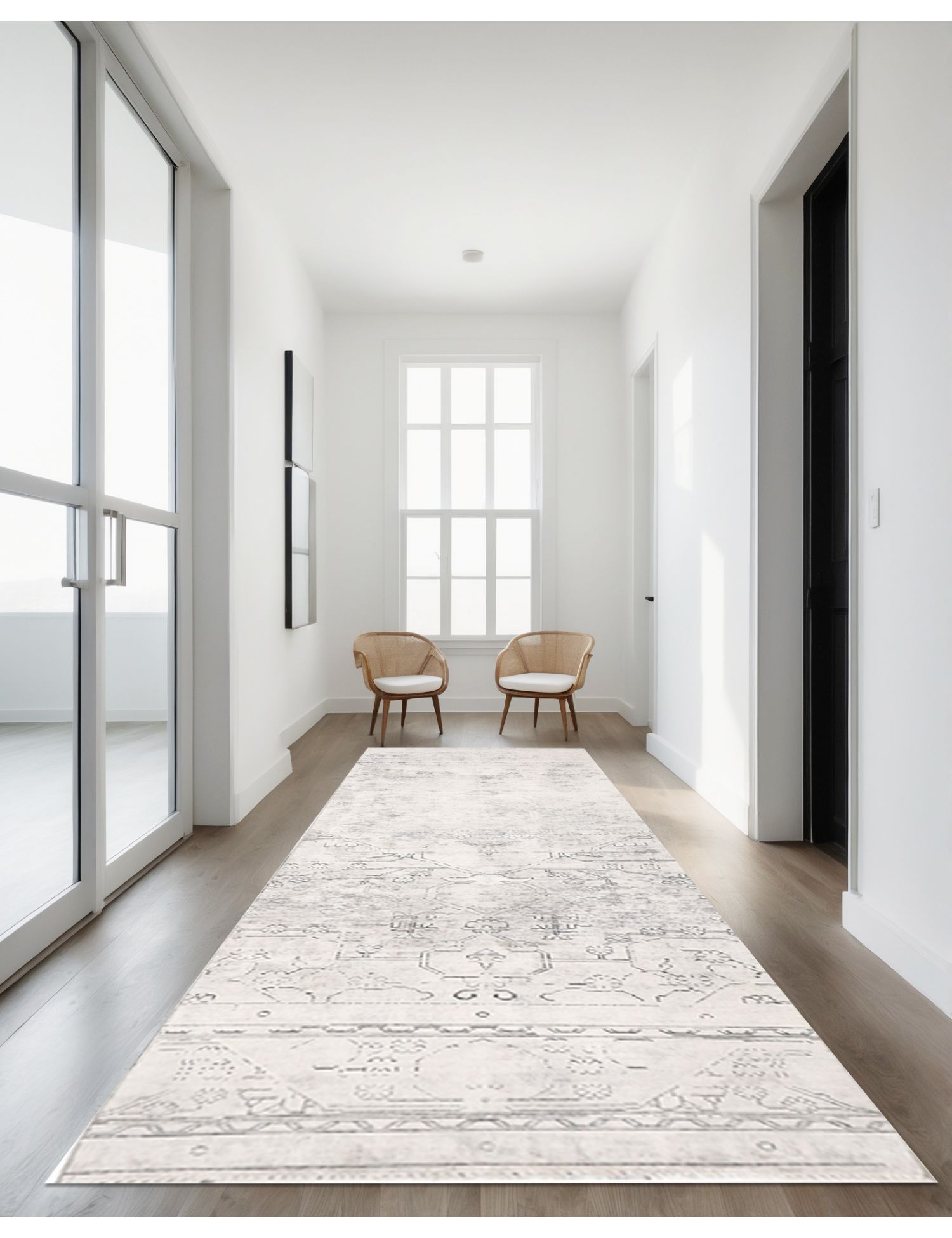 Persisk vintage matta   360 x 90 cm