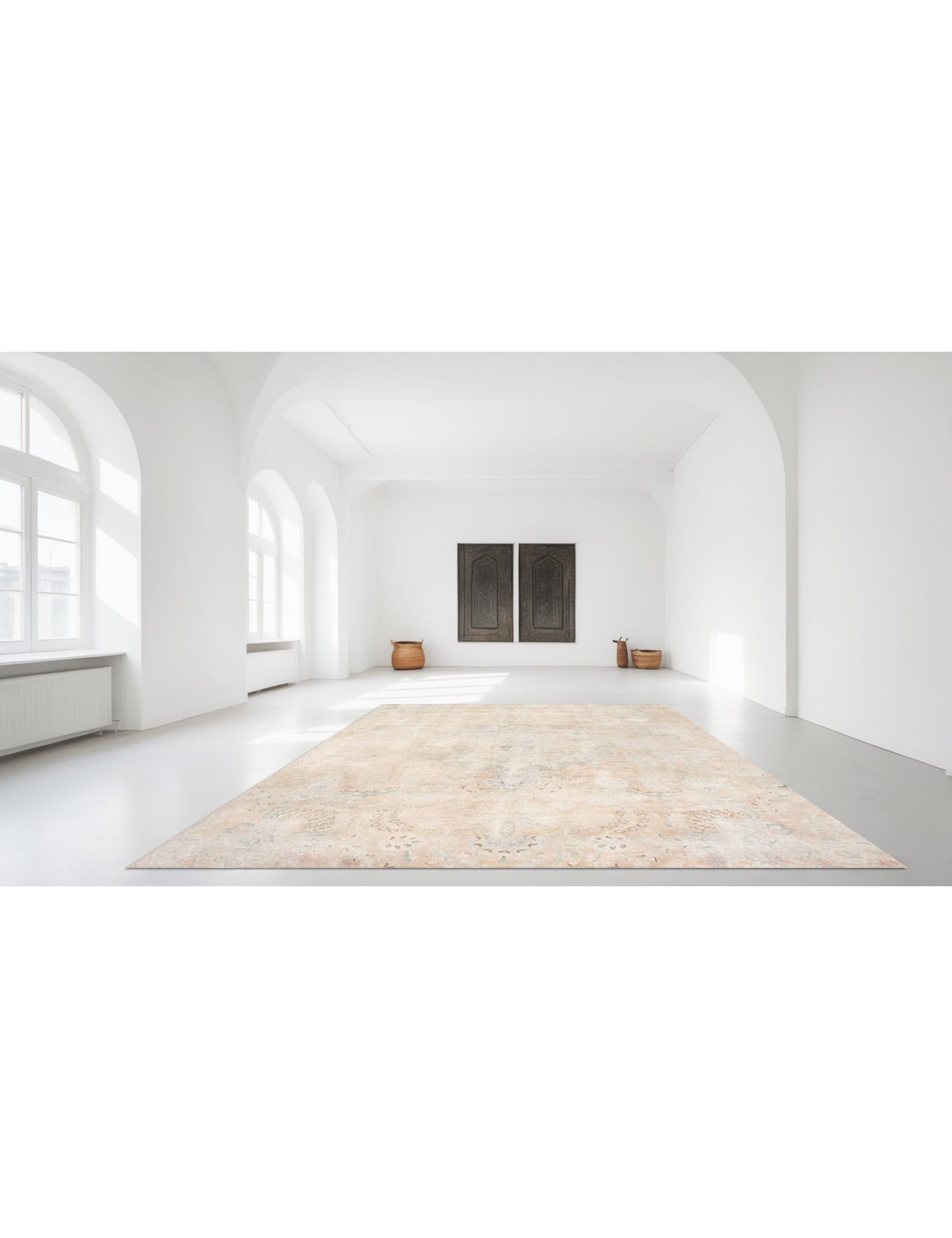 Persisk vintage matta   225 x 225 cm