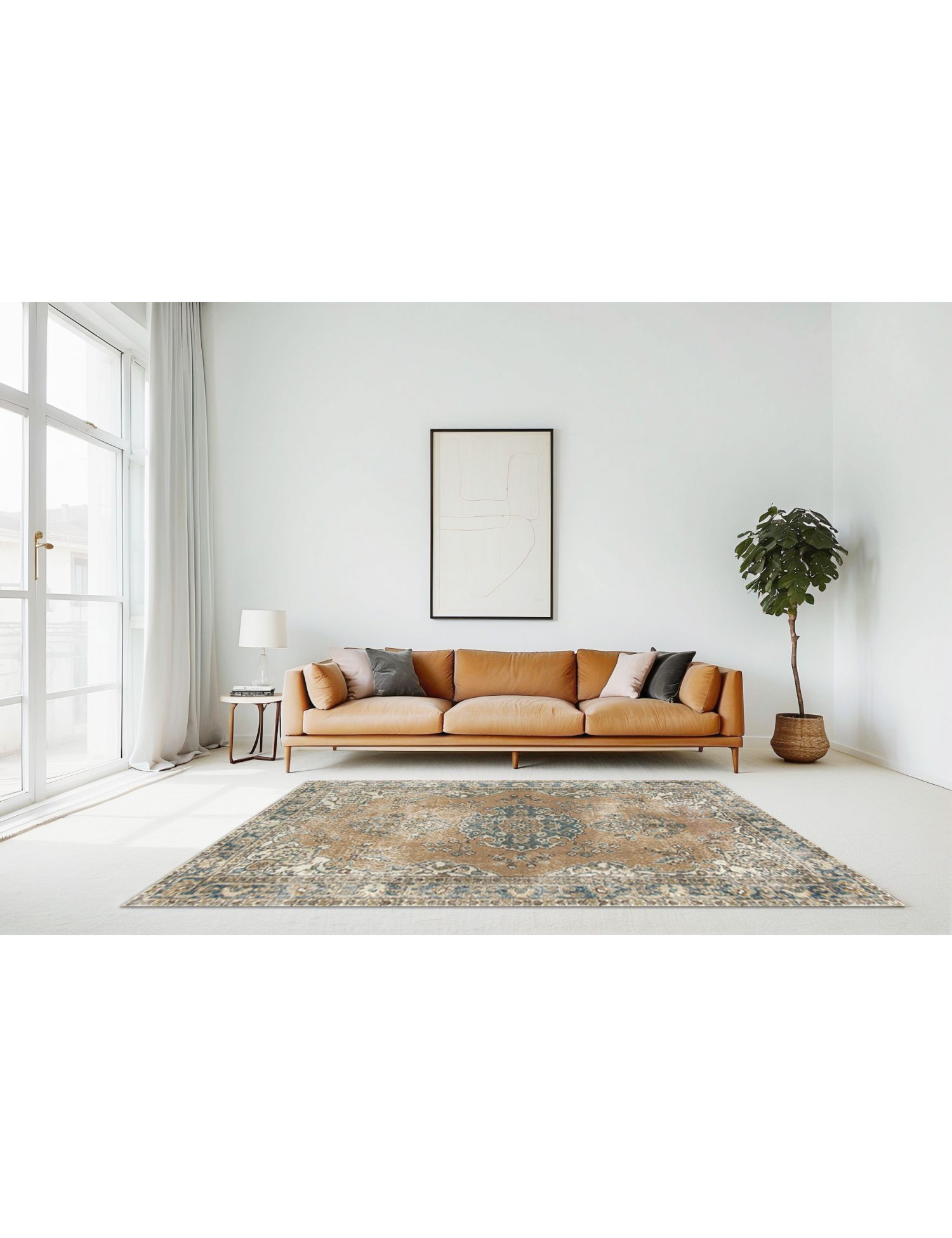  vintage teppe   202 x 117 cm