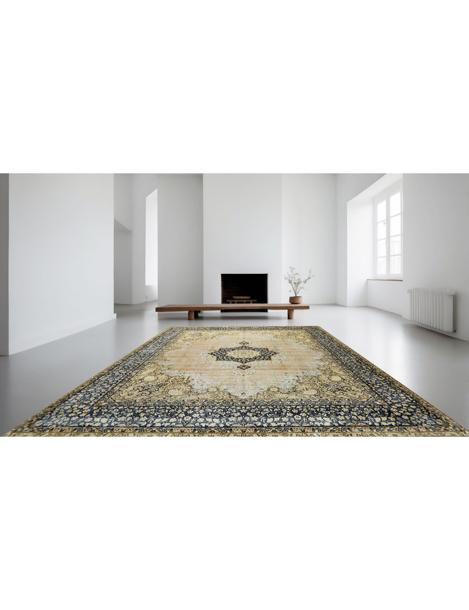 Alfombra persa vintage   390 x 295 cm