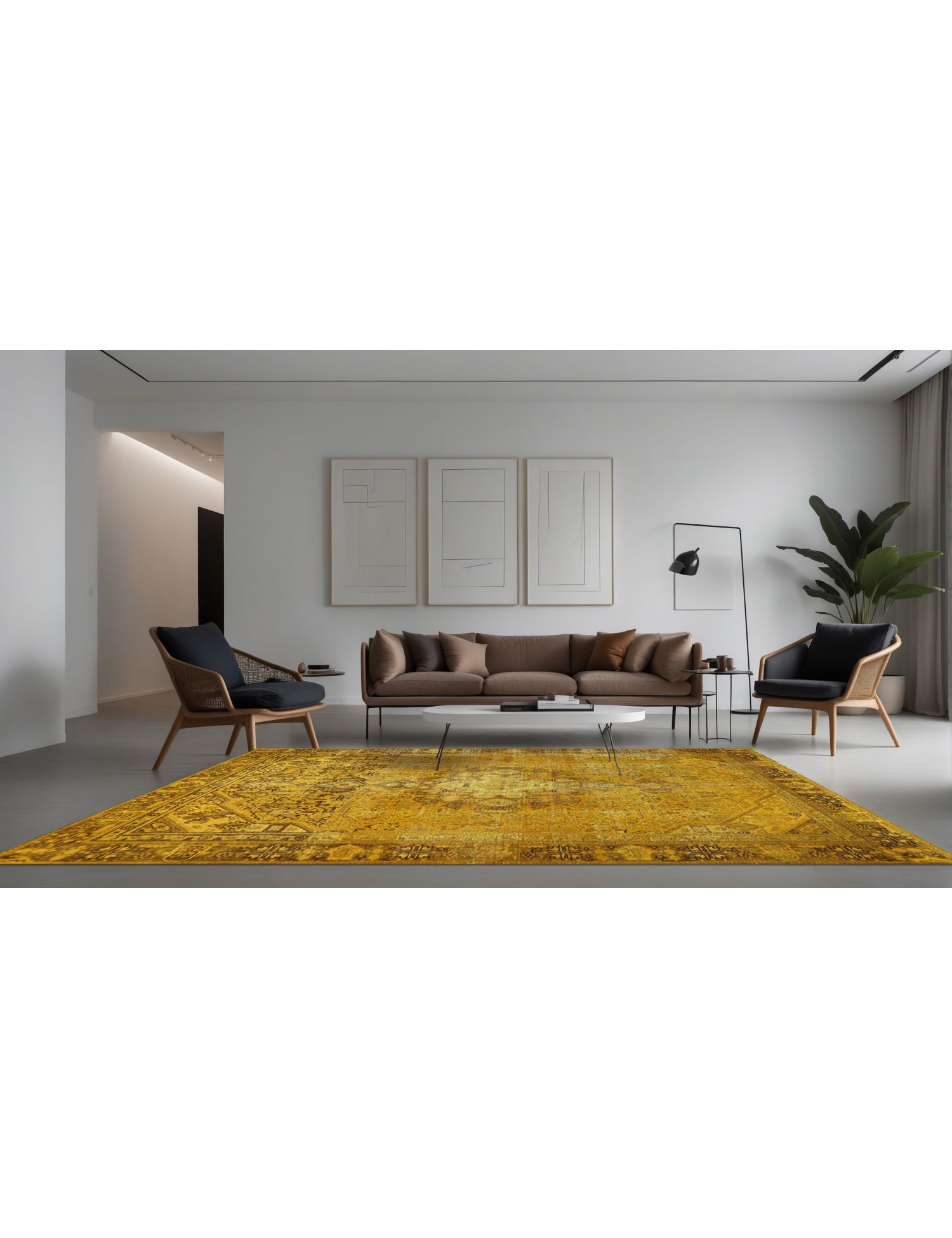 Persisk vintage teppe   275 x 185 cm