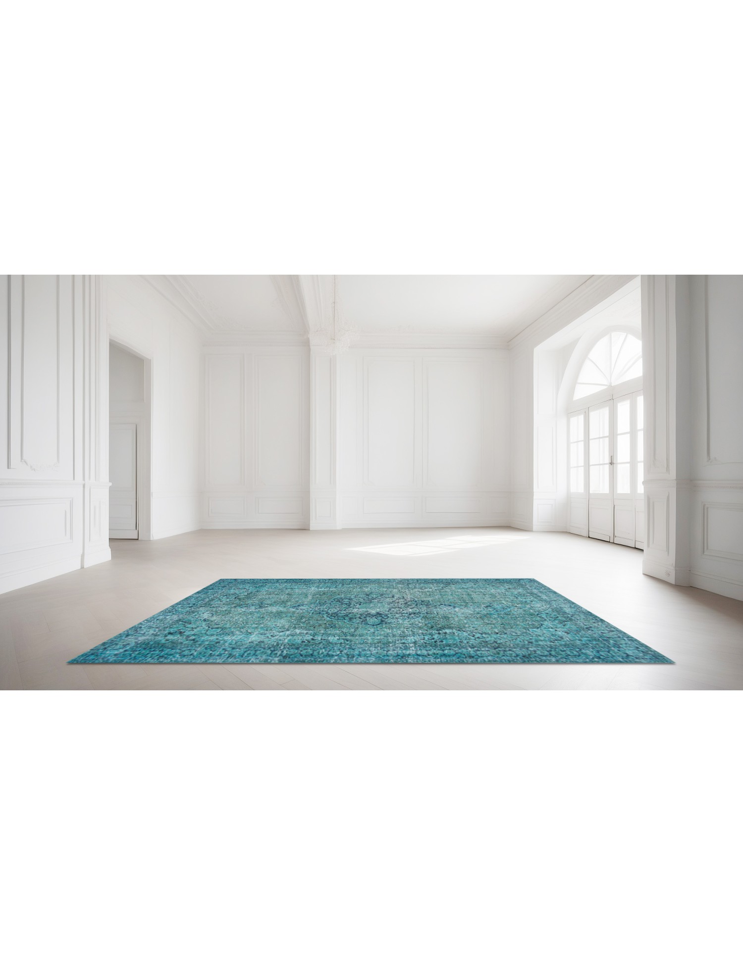 Turchese Turco Tappeto vintage  269 x 197 cm