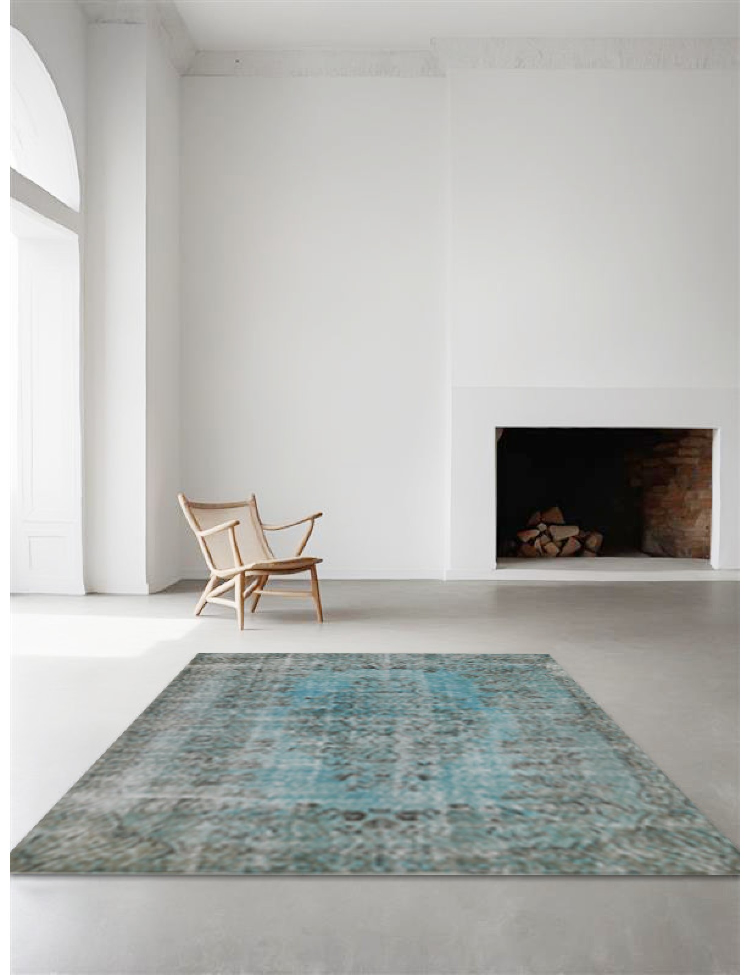 Alfombra vintage   167 x 167 cm