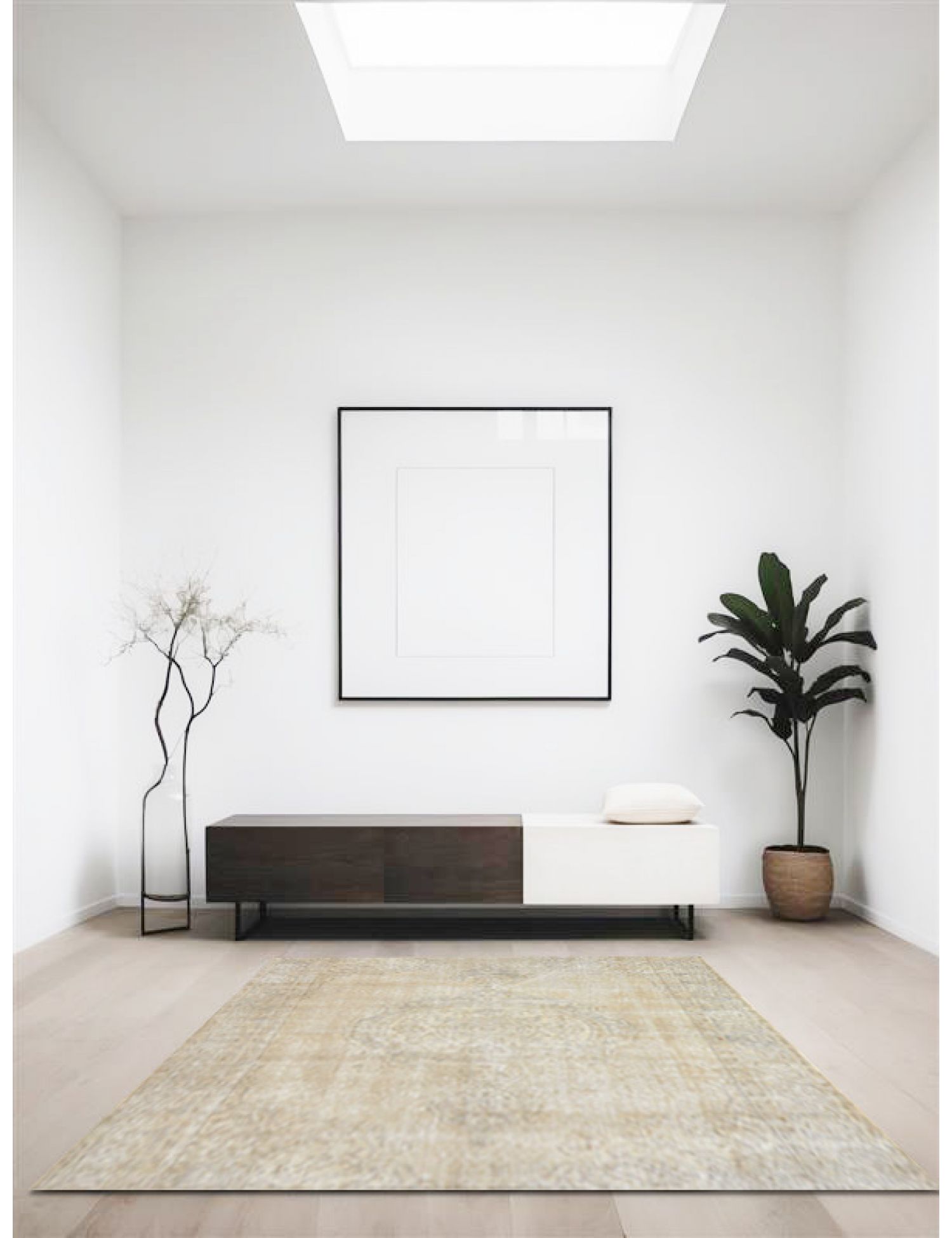 Persisk vintage teppe   140 x 140 cm