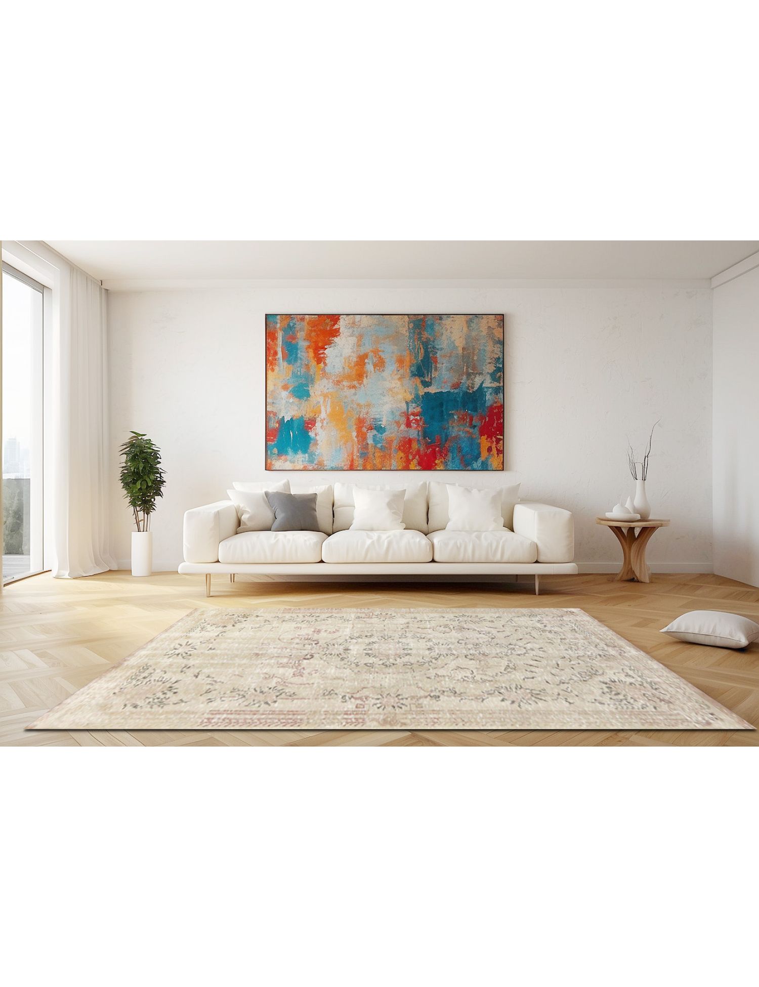 Vintagetæppe   242 x 145 cm