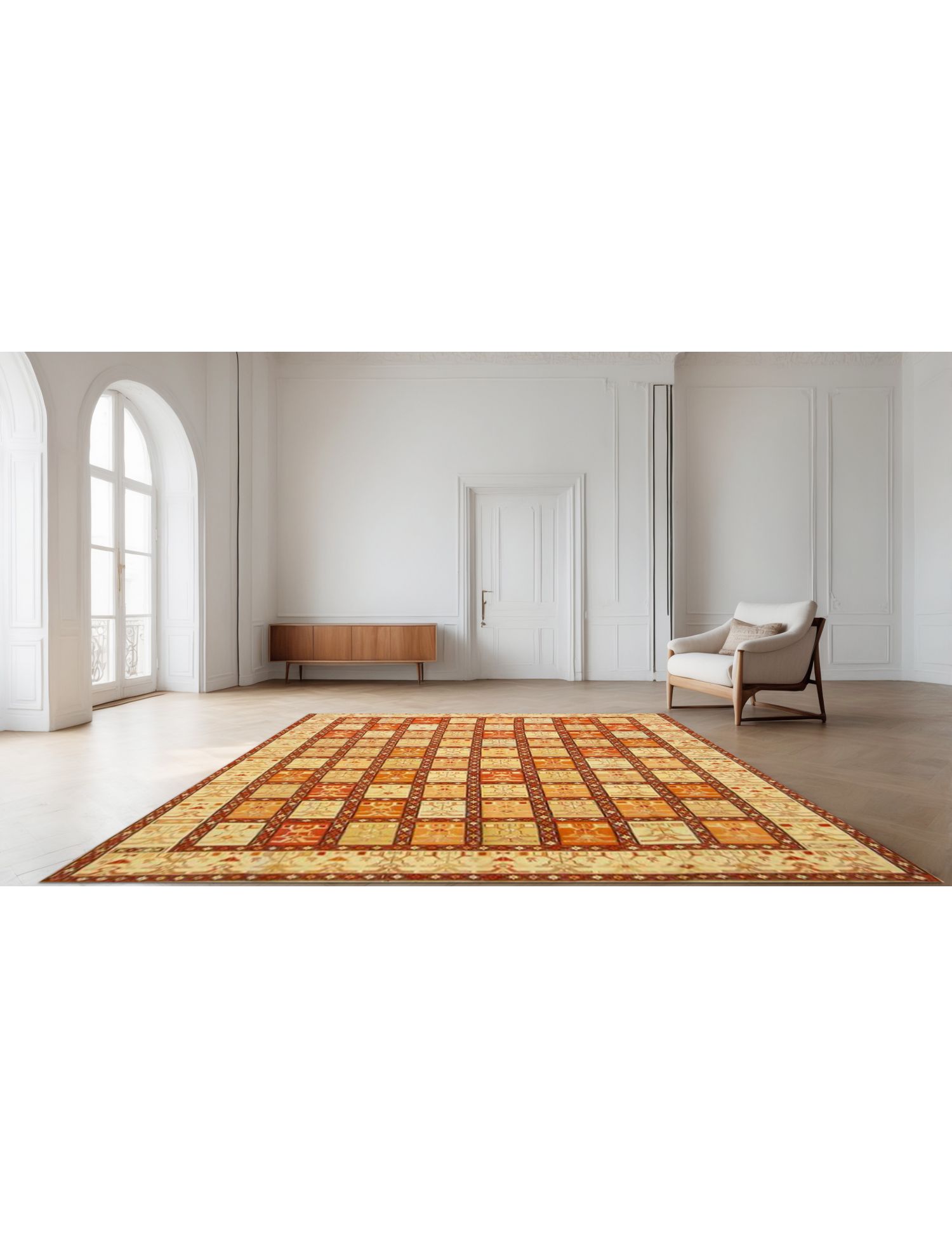 Persian Silk Kilim   284 x 204 cm