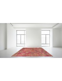 Gelb Persien Vintage Perserteppich 185 x 194 cm