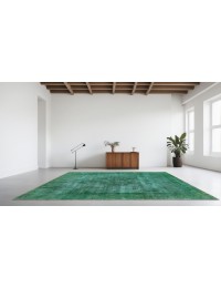 Verde Persiano Tappeto Vintage 386 x 296 cm - view 2