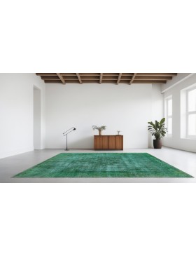 Verde Persia Alfombra Vintage  386 x 296 cm