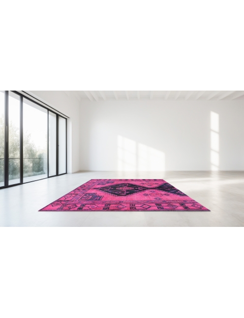 Rosa Persien Vintage Teppich 137 x 157 cm - view 2