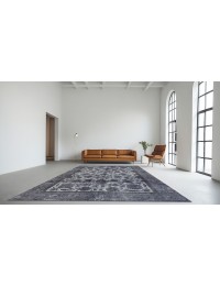Blauw Perzië Vintage Tapijt  378 x 265 cm