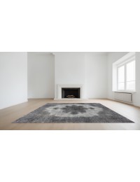 Grijs Perzië Vintage Tapijt  274 x 187 cm