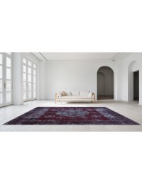 Rød Persien Vintagetæppe 388 x 295 cm - view 1