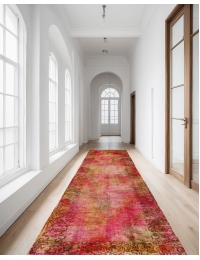 Orange Persia Persian Vintage Carpet 380 x 77 cm - view 2