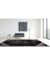 Schwarz Persien Persischer Vintage Teppich 250 x 162 cm - view 1