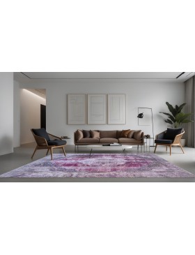 Lila Persien Persisk vintage matta  284 x 180 cm