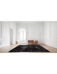 Zwarte  Perzië Perzisch Vintage Tapijt  290 x 190 cm