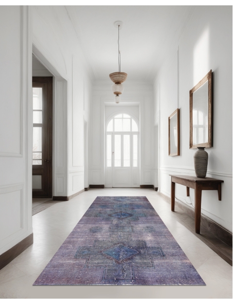 Blau Persien Persischer Vintage Teppich 230 x 112 cm - view 2