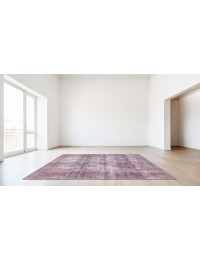 Lila Persien Persischer Vintage Teppich  256 x 204 cm