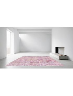 Persischer Vintage Teppich 220 x 176 lila