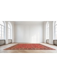 Rød Persien Persisk Tæppe 397 x 305 cm - view 4