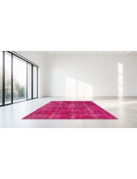 Rød Persien Persisk Vintagetæppe 210 x 216 cm - view 1