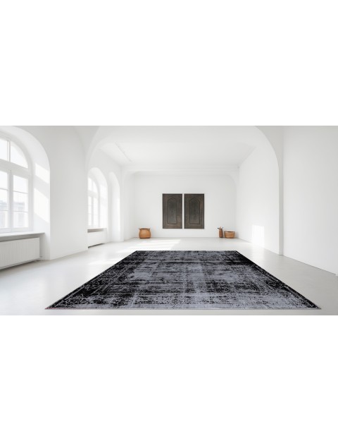 Schwarz Persien Persischer Vintage Teppich  430 x 290 cm