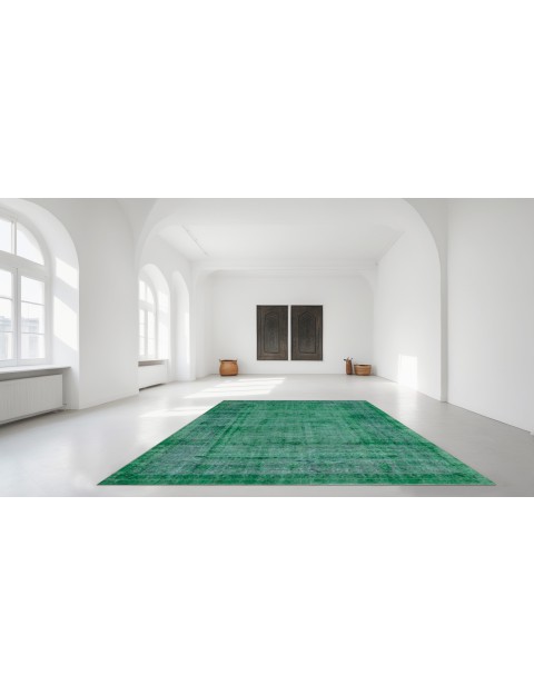 Grün Persien Persischer Vintage Teppich  285 x 205 cm