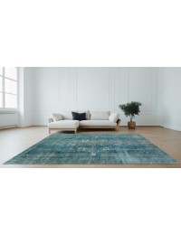 Groen Perzië Perzisch Vintage Tapijt  290 x 185 cm