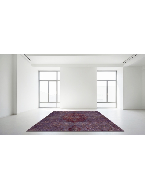 Purple Persia Persian Vintage Carpet 233 x 210 cm - view 1