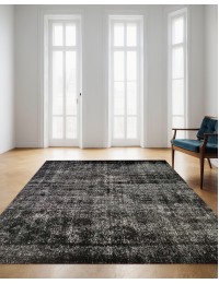 Svart Persien Persisk vintage matta  184 x 245 cm