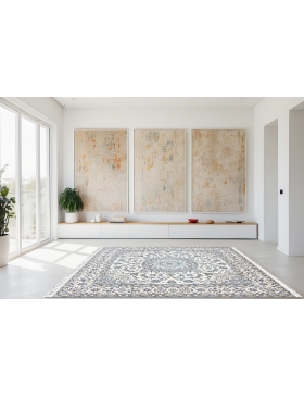 Beige Persan Tapis Persan Nain 258 x 245 cm - view 2