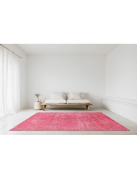 Rose Persan Tapis Persan vintage  238 x 144 cm