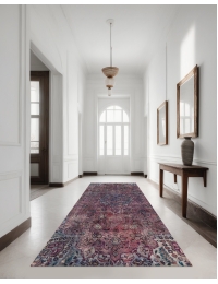 Lilla Persien Persisk Vintagetæppe 256 x 137 cm - view 2