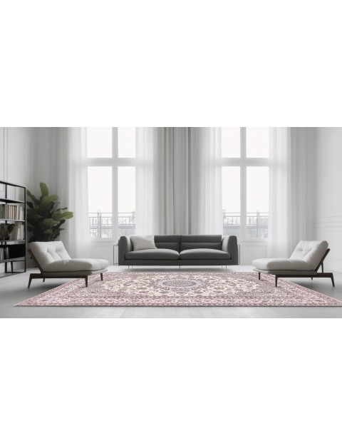Beige Perzië Nain Tapijt  357 x 250 cm