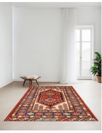 Beige  Persia Turkman Carpet  90 x 63 cm