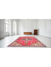 Rot Persien Persischer Vintage Teppich 157 x 97 cm - view 2