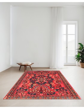 Punainen Persia Hamadan Matto 68 x 54 cm - view 1