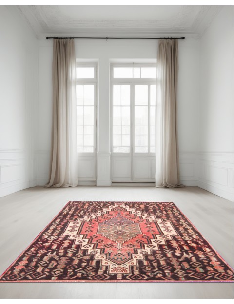 Blu Persiano Hamadan Tappeto  85 x 65 cm