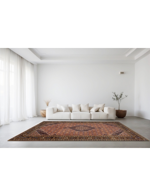 Blå Persia Tabriz Teppe 290 x 198 cm - view 1