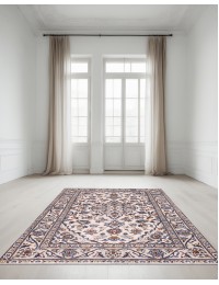 Beige persia Keshan Teppe  137 x 95 cm