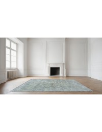 Grøn Persien Persisk Vintagetæppe 285 x 190 cm - view 2