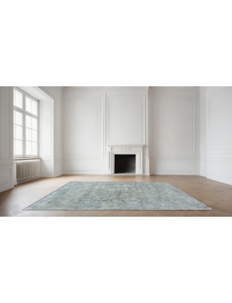 Vert Persan Tapis Persan vintage  285 x 190 cm